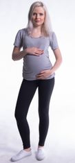 Těhotenské legíny - černé, vel. XXL