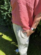 TomLinen Dámské Lněné kalhoty Melange natural Velikost: S