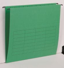 Desky závěsné papírové Niceday zelené, 25 ks