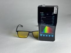 UVtech SLEEP-3R stylové brýle proti modrému a zelenému světlu - žluté