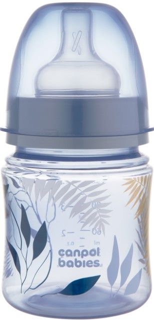 Levně Canpol babies Antikoliková lahev EasyStart GOLD 120ml modrá