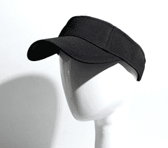 Camerazar Nastavitelná letní kšiltovka s vyztuženým kšiltem, černá, vzdušný materiál