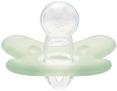 Canpol babies Dudlík 100% silikonový symetrický 6-12m 1ks zelený