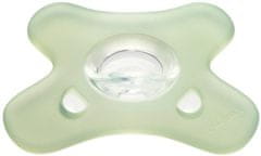 Canpol babies Dudlík 100% silikonový symetrický 6-12m 1ks zelený