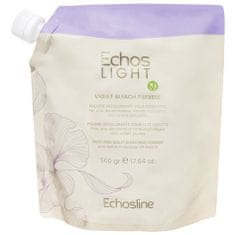 Echosline ECHOSLIGHT - Rozjasňovač vlasů fialový, sáček 500g, efektivní zesvětlení vlasů až o 7 úrovní