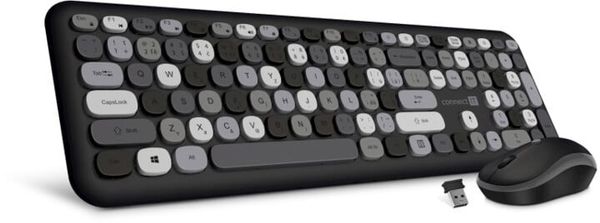 klávesnice bezdrátová CONNECT-IT FashionCombo, černá CKM-5020-CS