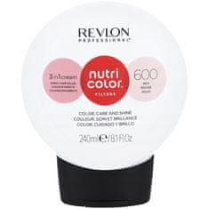 Revlon Nutri Color 600 Red - barvící maska na vlasy, 240ml, intenzivní, dlouhotrvající barvení vlasů