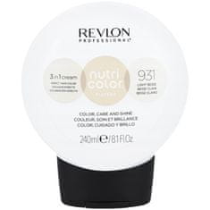 Revlon Nutri Color 931 Light Beige - barvící maska na vlasy, 240ml, intenzivní, dlouhotrvající barvení vlasů