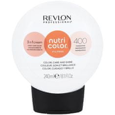 Revlon Nutri Color 400 Tangerine - barvící maska na vlasy, 240ml, intenzivní, dlouhotrvající barvení vlasů