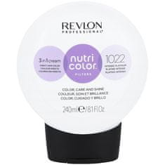 Revlon Nutri Color 1022 Intense Platinum - barvící maska na vlasy, 240ml, intenzivní, dlouhotrvající barvení vlasů