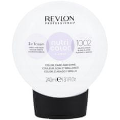 Revlon Nutri Color 1002 Pal Platinum - barvící maska na vlasy, 240ml, intenzivní, dlouhotrvající barvení vlasů