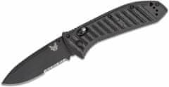 Benchmade 575SBK-1 PRESIDIO II Black Serrated taktický nůž 9,5 cm, celočerný, CF-Elite, Axis