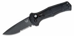 Benchmade 9070SBK CLAYMORE, AUTO, DROP POINT BLACK GRIVORY S
