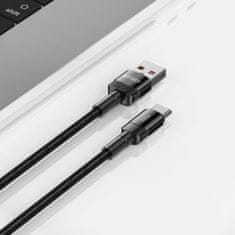 Tech-protect Ultraboost Evo kabel USB / USB-C 100W 5A 1m, černý