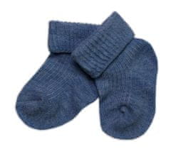 Baby Nellys Kojenecké ponožky, Baby Nellys, jeans, vel. 3-6 m