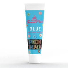 Caketools NEON Shade - Neonová gelová barva Blue - modrá - 30g