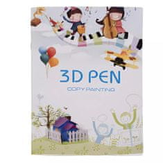 22734 Kniha se šablonami pro 3D pero, 40 vzorů