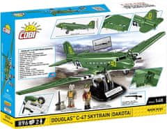 Cobi COBI 5743 II WW Douglas C-47 Skytrain (Dakota), 1:48, 896 k, 2 f