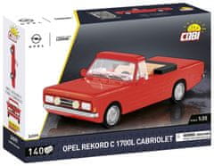 Cobi COBI 24599 Opel Rekord C 1700L kabriolet, 1:35, 140 k