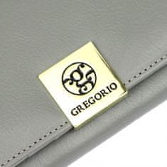 Gregorio Dámská kožená peněženka Gregorio Libertad, šedá