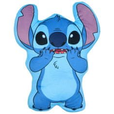 SETINO Dětský veselý polštářek s motivem Stitch, modrý