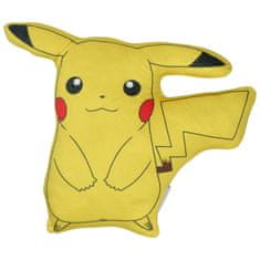 SETINO Dětský veselý polštářek s motivem Pokémon, žlutý
