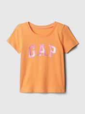 Gap Dětské tričko s metalickým logem 18-24M