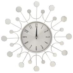 Vidaxl 325165 Wall Clock Silver 40 cm Metal