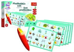 Trefl Malý objevitel Předškolákův svět + kouzelná tužka edukační společenská hra v krabici 33x23x6cm