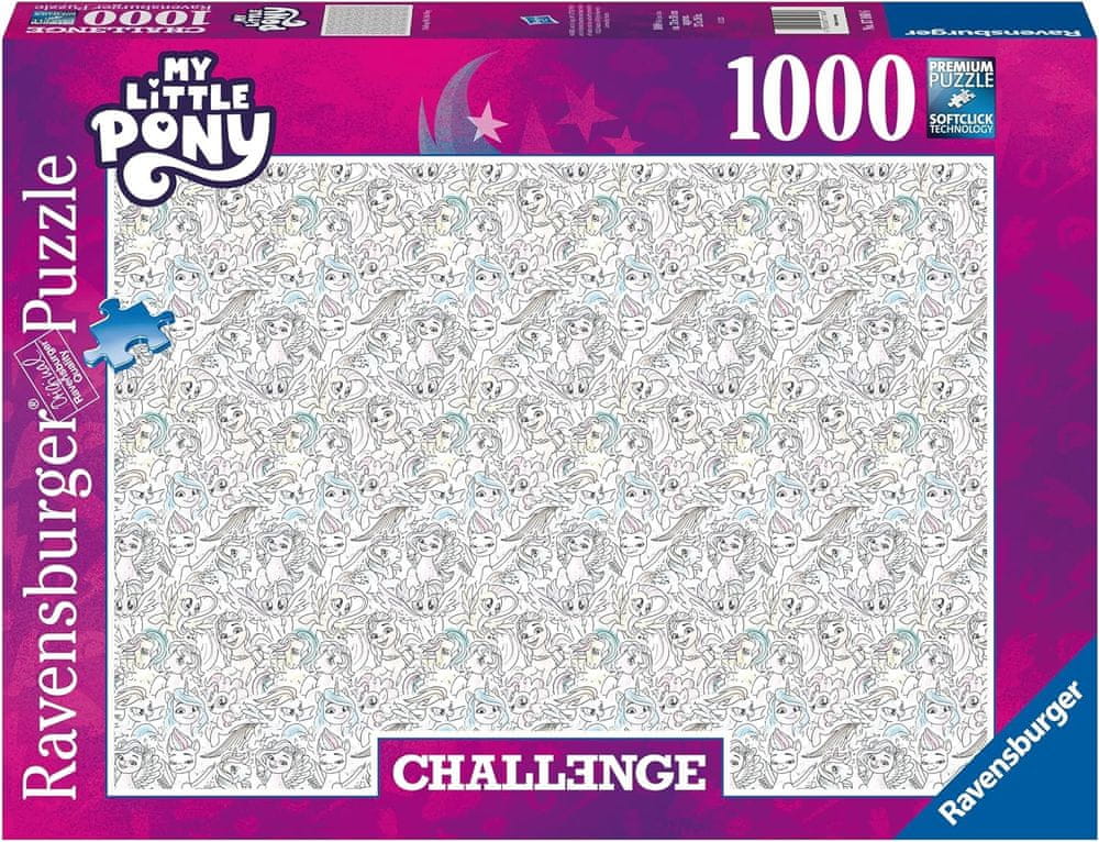 Levně Ravensburger Challenge Puzzle: My Little Pony 1000 dílků