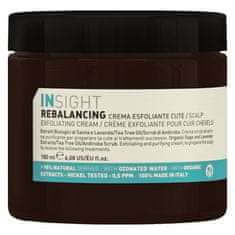 Insight Rebalancing peeling pro mastnou pokožku hlavy 180ml, hloubkově čistí póry pleti