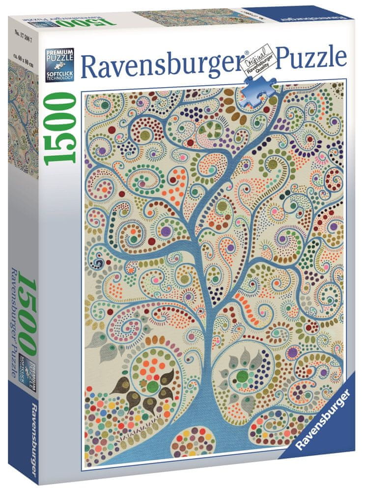 Levně Ravensburger Puzzle Modrý strom 1500 dílků