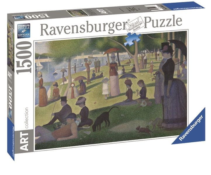 Levně Ravensburger Puzzle Nedělní odpoledne na ostrově Grande Jatte 1500 dílků