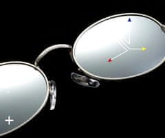 Camerazar Kulaté sluneční brýle Lenon v retro stylu, UV 400 kat. 3 ochrana, šířka čočky 55 mm