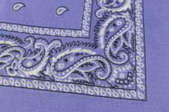 Aleszale Šátek Paisley bandana - světle fialová