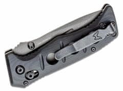 Benchmade 273GY-1 Mini Sibert Adams Tungsten taktický nůž 8,3 cm, šedá, černá, G10