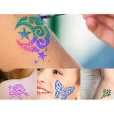 JOKOMISIADA Třpytivé tetování, 24 barev