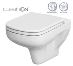 CERSANIT Set 652 závěsná wc mísa colour new cleanon se sedátkem dur anti softclose (K701-042)