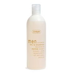 Ziaja Sprchový gel a šampon Mountain Pepper Men (Gel & Shampoo) 400 ml