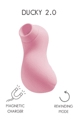 Lola Games Dobíjecí stimulátor klitorisu Fantasy Ducky 2.0 Pink