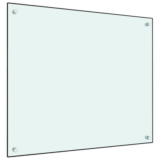 Vidaxl Kuchyňský panel bílý 70 x 60 cm tvrzené sklo