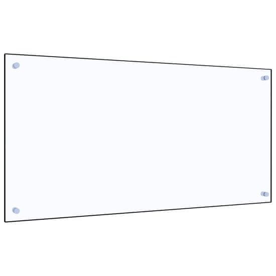 Vidaxl Kuchyňský panel průhledný 100 x 50 cm tvrzené sklo