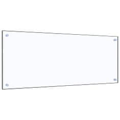 Vidaxl Kuchyňský panel průhledný 100 x 40 cm tvrzené sklo