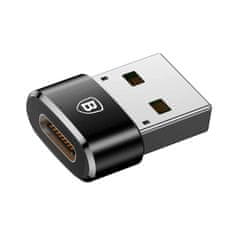BASEUS Baseus adaptér z USB typu C na USB černý (CAAOTG-01)