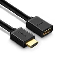 Ugreen Ugreen HDMI adaptérový kabel (samice) - HDMI (samec) 4K 10,2 Gb/s 340 Mhz audio ethernet 0,5 m černý (HD107 10140)