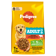 Pedigree hovězí se zeleninou pro dospělé psy 7kg