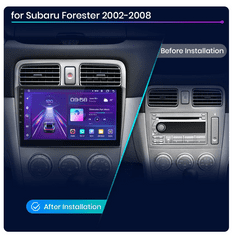 2GB Autorádio Subaru Forester 2000-2008 Android s GPS navigací, WIFI, USB, Bluetooth, Android rádio Subaru Forester SG 2000-2008