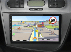 2GB Autorádio Seat Leon 2 2005-2012 Android s GPS navigací, WIFI, USB, Bluetooth, Android rádio Seat Leon 2 2005-2012