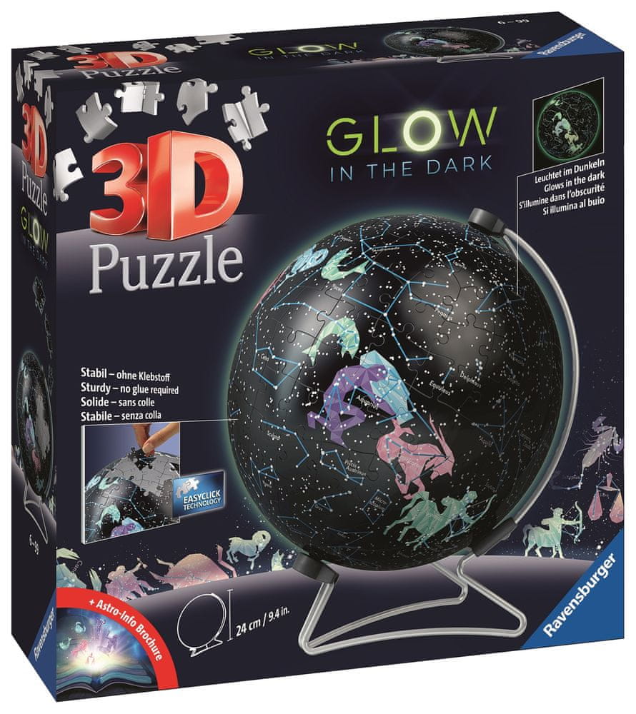 Levně Ravensburger 3D Svítící puzzleball Hvězdný globus