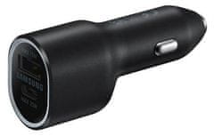 Samsung Duální nabíječka do auta Samsung 40W USB/USB-C EP-L4020NBEGEU černá